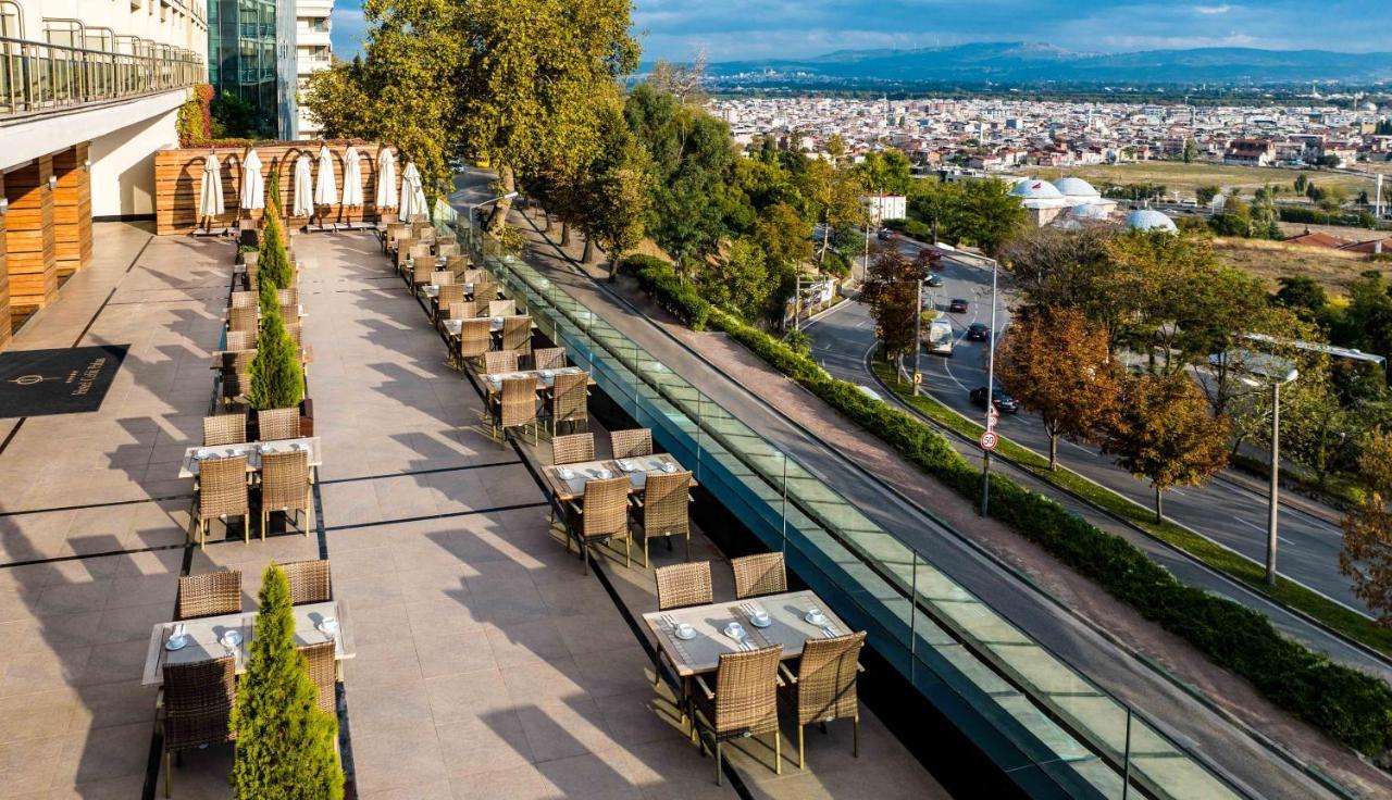 Hotel Celik Palas Convention Center & Thermal Spa Bursa Exterior foto The Terrace