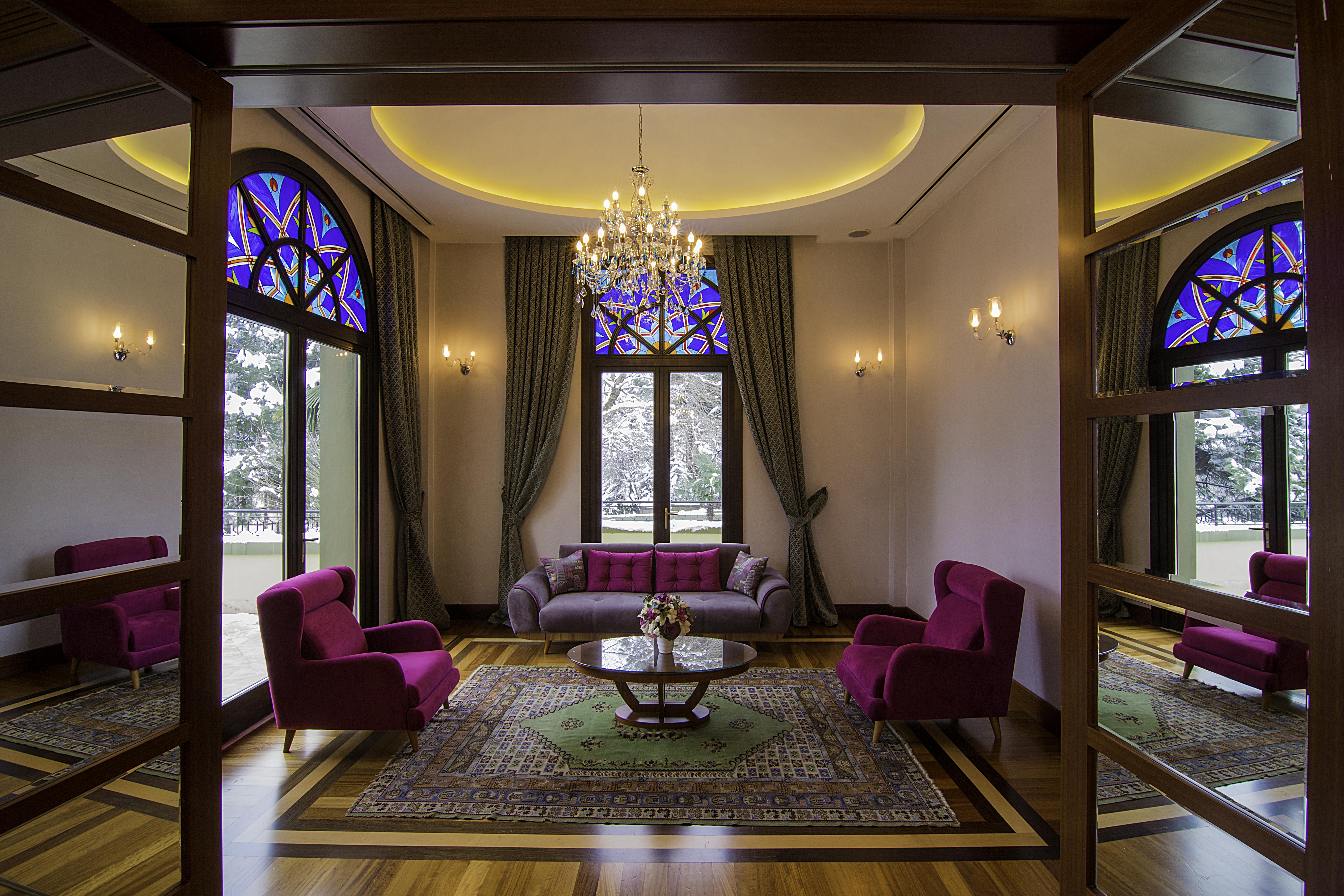 Hotel Celik Palas Convention Center & Thermal Spa Bursa Exterior foto The interior of the hotel